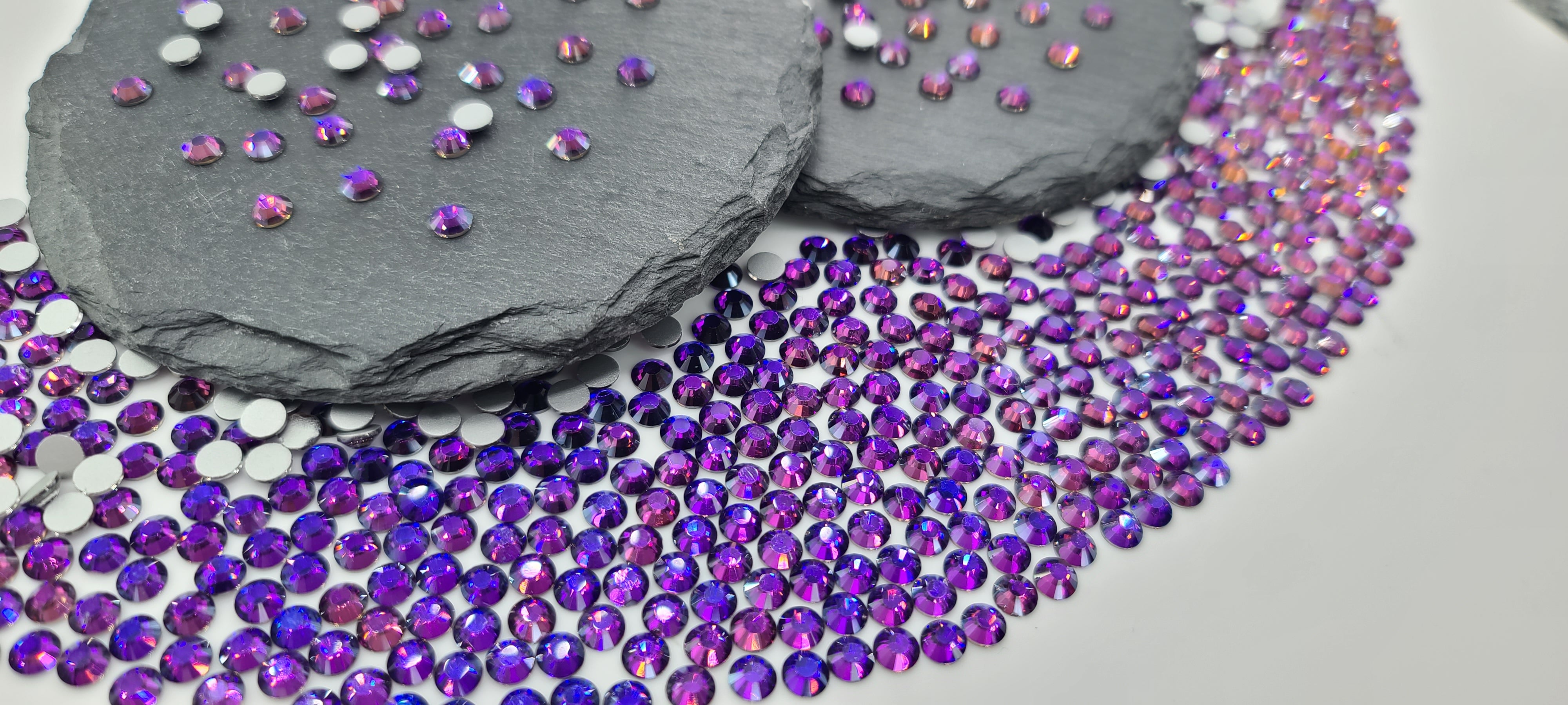 Purple Rhinestones Crafts, Purple Velvet Rhinestones